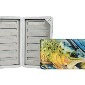 COLDWATER FLY FISHING - Light Weight Floating Designer Fly Box - Standard Pocket Size