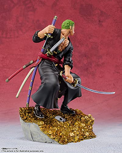 TAMASHII NATIONS - One Piece - Roronoa Zoro - WT100 Commemorative Eiichiro Oda Illustration DAIKAIZOKU HYAKKEI, Bandai Spirits FiguartsZERO Collectible Statue