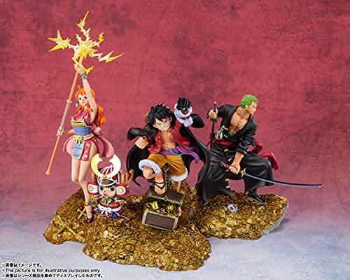 TAMASHII NATIONS - One Piece - Roronoa Zoro - WT100 Commemorative Eiichiro Oda Illustration DAIKAIZOKU HYAKKEI, Bandai Spirits FiguartsZERO Collectible Statue