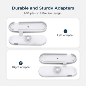 KIWI design Deluxe Audio Strap Adapter Kit Compatible with Quest 2 Accessories (Not 3D Printed, Not Include The Head Strap or Quest 2)