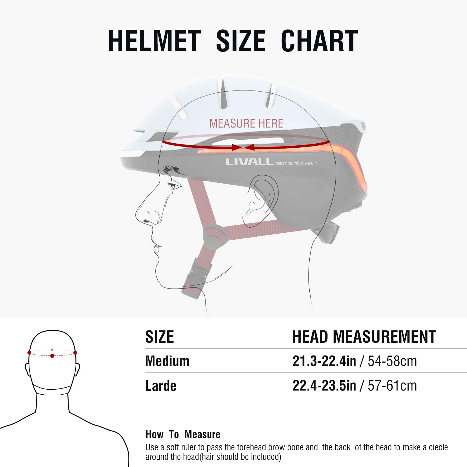 LIVALL EVO21 Smart Bike Helmet with Light, Smart Helmet with Wide-Angle Light | Turn Signals | Brake Warning Light | Fall Detection, Bike Helmets for Men Women, Bicycle Helmet for Urban Commuter