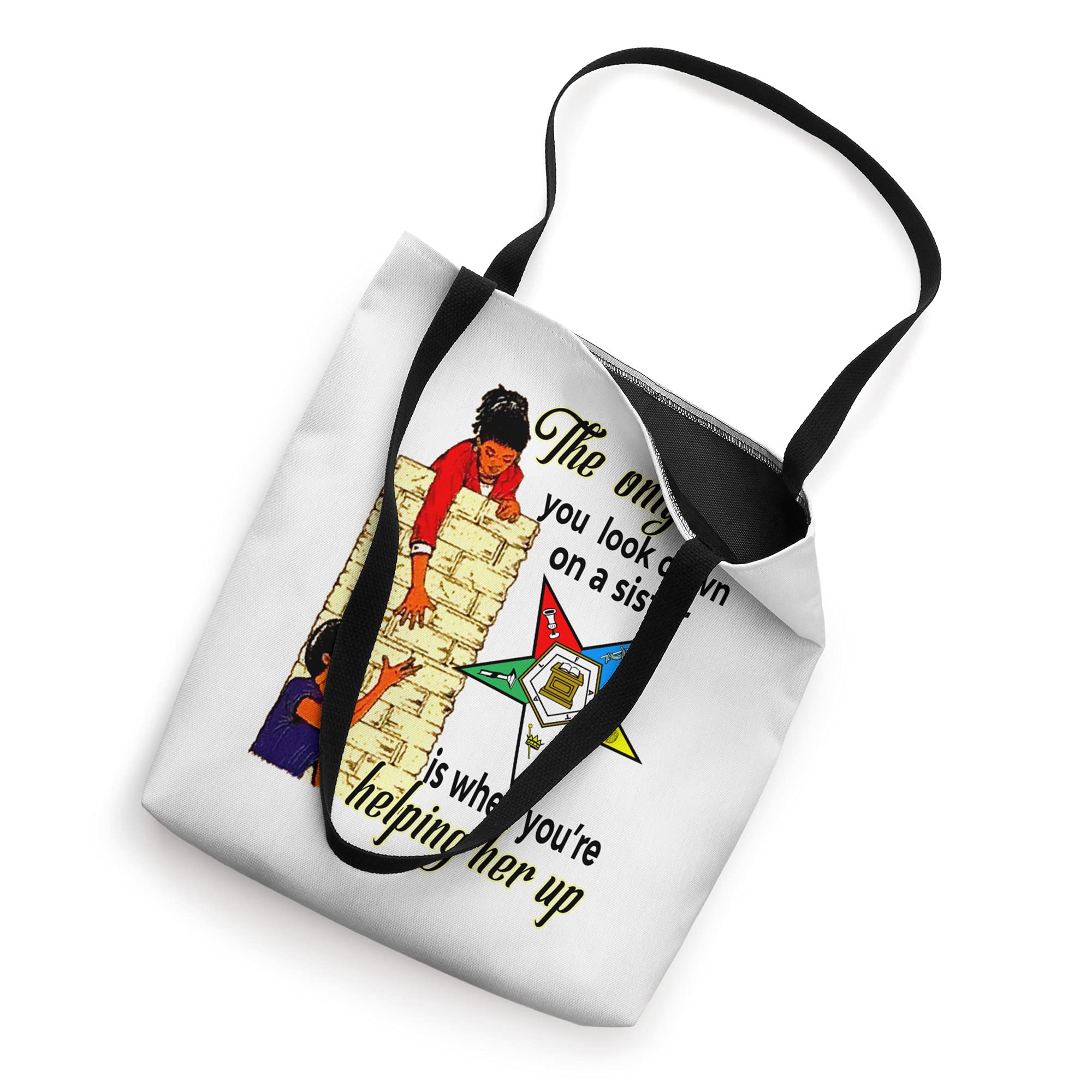 Order Of The Eastern Star OES Ring Diva Sisters of Color Tote Bag