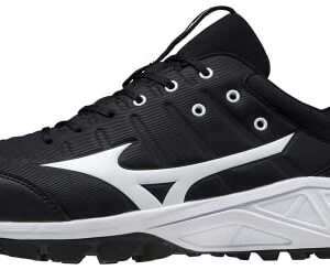 Mizuno mens All Surface Low Ambition 2 Turf Shoe, Black-white, 10 US