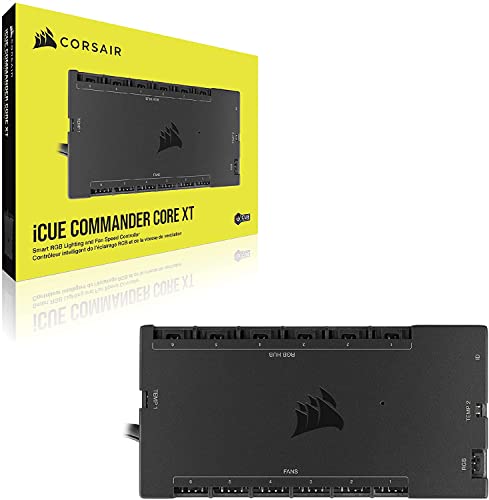 CORSAIR iCUE COMMANDER CORE XT, Digital Fan Speed and RGB Lighting Controller