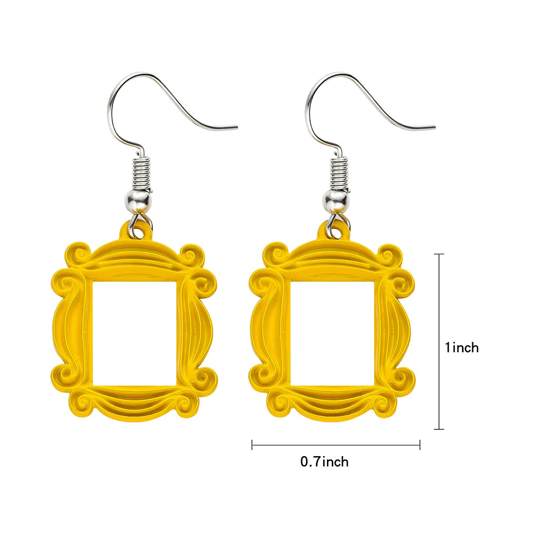 Sphers Earrings TV Show Themed Frame Earrings