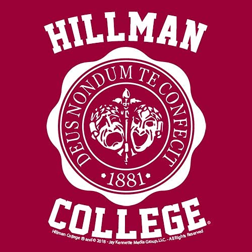 Hillman ALUMNUS - college black alumni retro tv - Fleece Sweatshirt (Large, Sport)