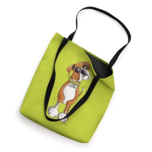 German Boxer Comic I Gift for Dogs Friends Boxer Fan Tote Bag