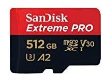 SanDisk 512GB Extreme Pro MicroSD Memory Card (2 Pack) Works with GoPro Hero 10 Black Action Camera U3 V30 4K A2 Class 10 (SDSQXCZ-512G-GN6MA) Bundle with 1 Everything But Stromboli Micro Card Reader