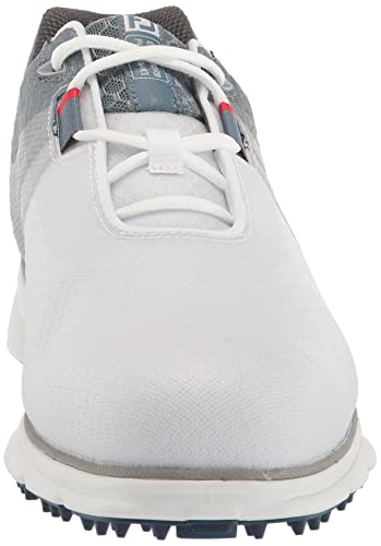 FootJoy Men's Pro|sl Sport Golf Shoe, White/Blue Fog, 10