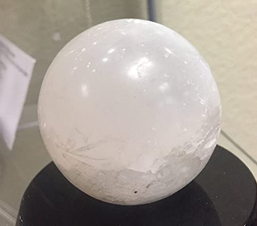 Pachamama Essentials Selenite Sphere - Crystal Ball 50-60mm - Reiki, Healing, Metaphysical, Chakra, Positive Energy, Meditation, Protection