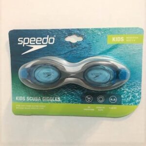 speedo kids scuba giggles goggle - grey / celeste