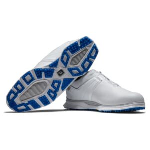 FootJoy Men's Pro|SL Boa Golf Shoe, White/White/Light Blue, 11