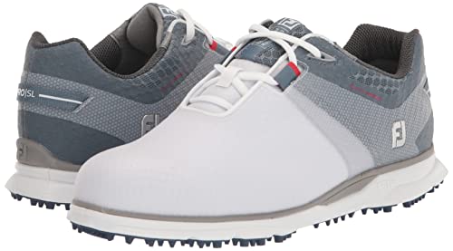 FootJoy Men's Pro|sl Sport Golf Shoe, White/Blue Fog, 10