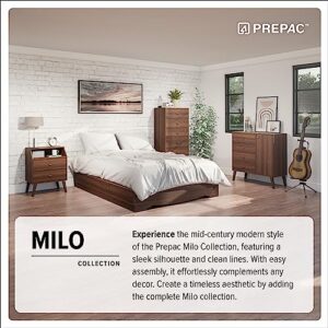 Prepac Milo 2-drawer Nightstand, Cherry