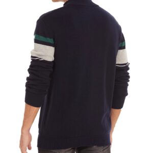 MAGCOMSEN Sweater for Man Mens Sweaters Mens Zip Sweater Turtleneck Men Sweater for Man Sweatshirts for Men Pullover Mens Golf Pullover Men Striped Sweater