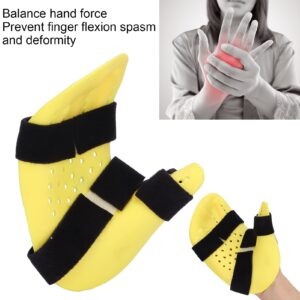 Finger Orthotics Splint Finger Training Board Rehabilitation Hand Brace Support for Stroke, Hemiplegia, Traumatic Brain Injury Men Women(Right Hand)