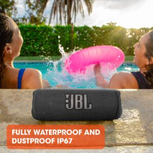 JBL Flip 6 - Portable Bluetooth Speaker, powerful sound and deep bass, IPX7 waterproof, 12 hours of playtime, JBL PartyBoost for multiple speaker pairing for home, outdoor and travel (Grey)