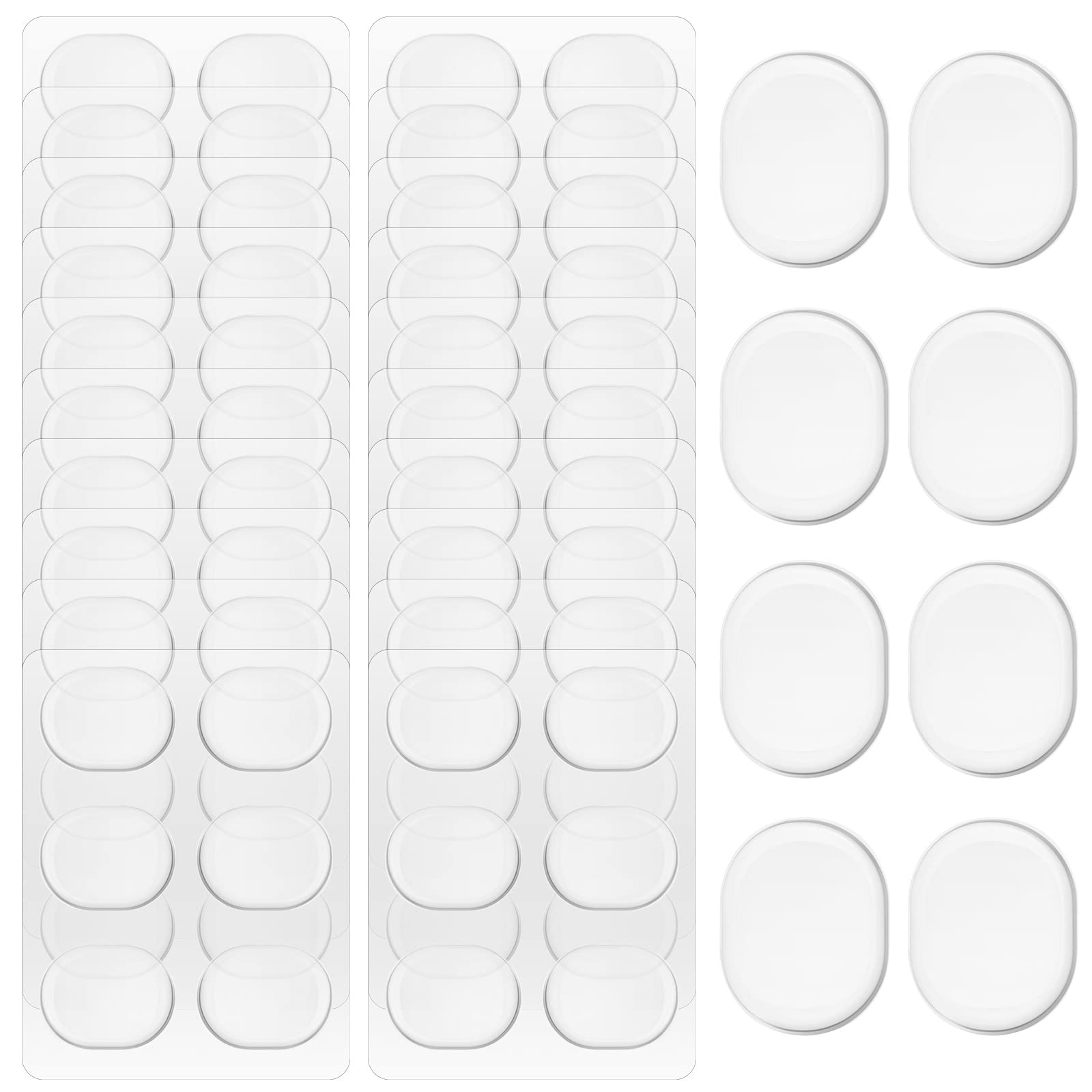 60 Pieces Drum Gel Drum Dampeners Pads Silicone Drum Silencers Soft Drum Dampening Gel Pads Drums Soft Drum Dampeners for Drums Cymbals Tone Control