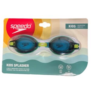 Speedo Kids Splasher Goggles - Green / Cobalt