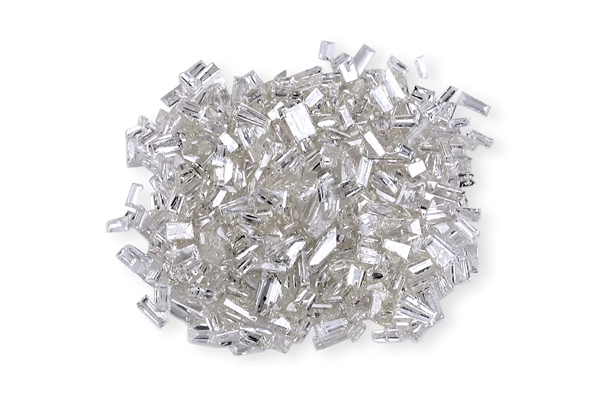 AFFY 5pc 2.4-2.5mm Natural Loose Diamond Taper/Baguettes SI-I Clarity I-J Color