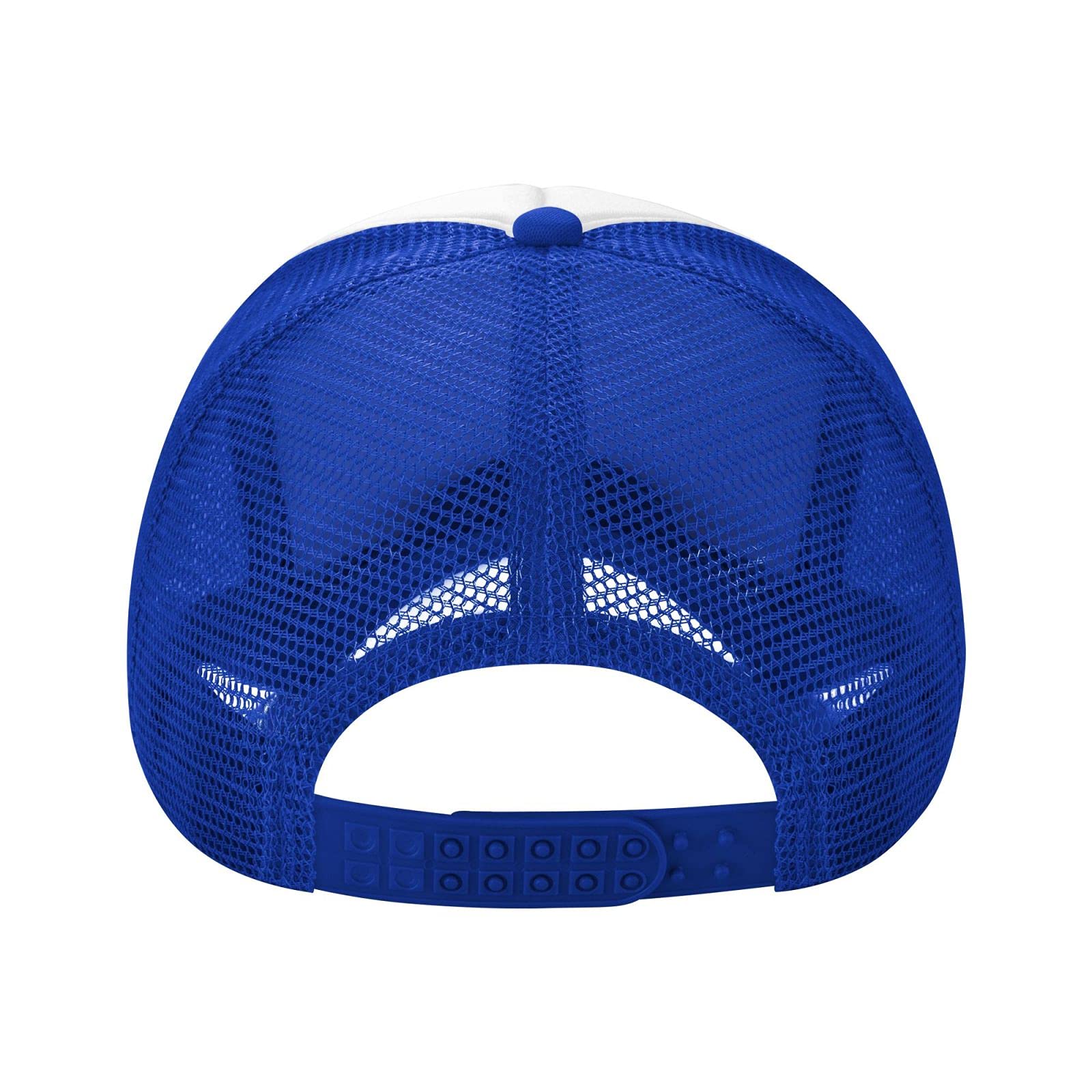 Ennary Trucker Hat Sports Baseball Cap Casual Hip-Hop Unisex Leisure Adjustable Size Blue