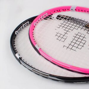 Senston Tennis Racket for Adults Tennis Racket Professional 27 inch Tennis Racquet for Girls Women Pink