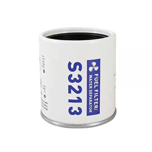 S3213 Fuel Filter Marine Fuel Water Separator Replacement for Marine Outboard Motor Mercury Replaces# 35-60494-1, S3213, 18-7932-1, 18-17928, 35-809097