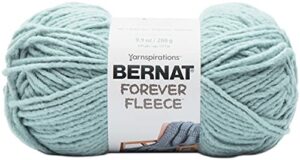 bernat forever fleece yarn, 1 pack, dark eucalyptus