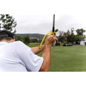 SKLZ Wrist Hinge Golf Swing Trainer for Correcting Wrist Position, Yellow