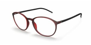 silhouette spx legends eyeglasses frame full rim 2940 3010 dark red 49-17-135