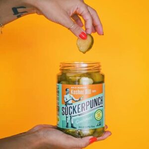 SuckerPunch Pickles | Variety 2-Pack | 24 Ounce Jars | Kosher Dill 2-Pack | Dill Chip + Dill Whole | Non-GMO