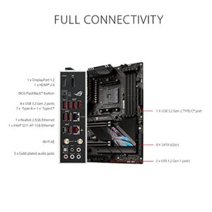 ASUS ROG Strix X570-E Gaming WiFi II AMD AM4 X570S ATX Gaming Motherboard (PCIe 4.0, Passive PCH Heatsink, 12+4 Power Stages, WiFi 6E, 2.5 Gb LAN,USB 3.2 Gen 2 Type C and Aura Sync RGB