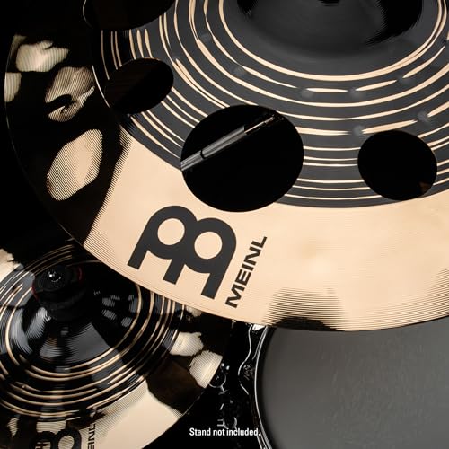 Meinl Cymbals Classics Custom Dual 18" Trash Crash Cymbal for Drum Set, Dark/Brilliant — Made in Germany — B12 Bronze, 2-Year Warranty (CC18DUTRC)