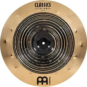 Meinl Cymbals Classics Custom Dual 18" China Cymbal, Dark and Brilliant Finish — Made in Germany — for Rock, Metal and Fusion, 2-Year Warranty, (CC18DUCH)