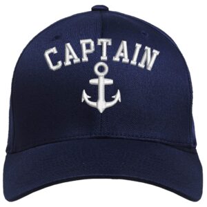 Embroidered Captain Hat First Mate Baseball Caps Matching Skipper Boating Hats Nautical Marine Sailor Navy Cap