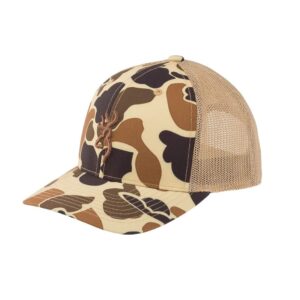 Browning unisex adult Trucker Browning 308311121 Cap Cupped Up Mesh Vtan, Vintage Tan, One Size US