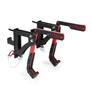 Titan Fitness Rack Mounted Adjustable Monolift Attachments Fits T-3 Series Power Rack, Rated 1,800 LB