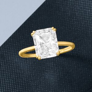 Ross-Simons 4.25 Carat CZ Solitaire Ring in 14kt Yellow Gold. Size 7