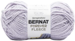 bernat forever fleece yarn, 1 pack, lavender