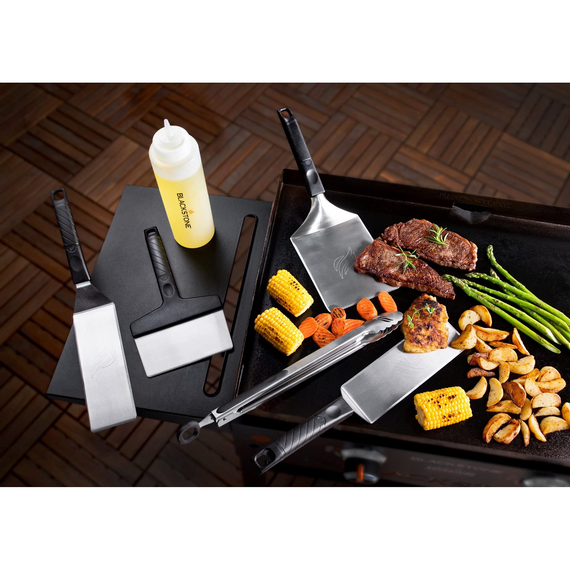 Blackstone 6 Piece Griddle Set with Bonus Griddle Recipe Book