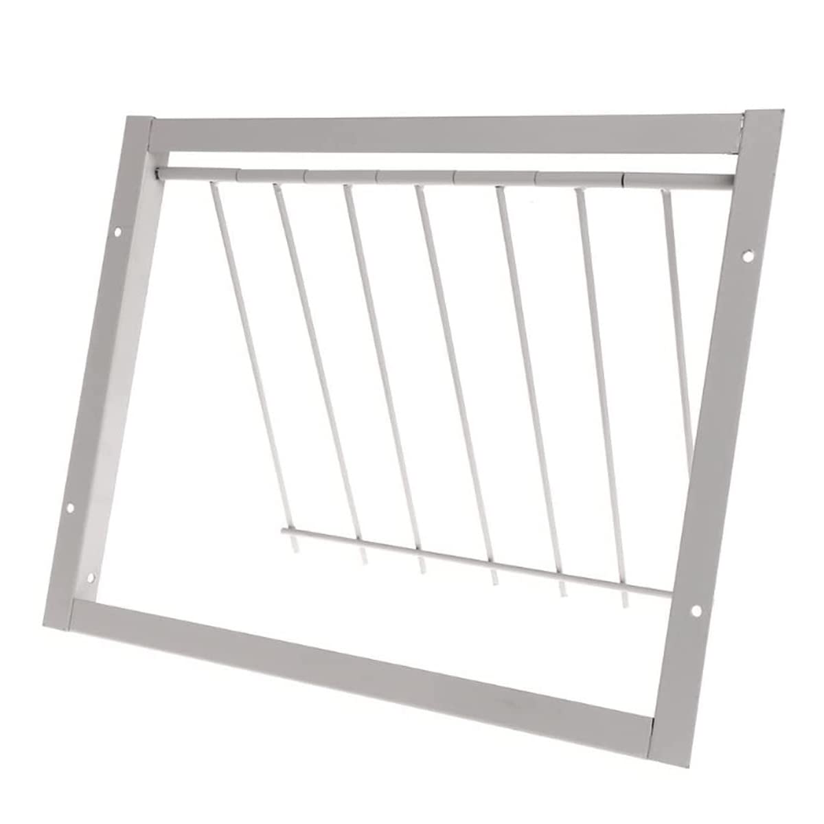 Cunguv Pigeon Trap Doors Pigeon Loft Door Pigeon One Way Entrance Door Iron T Bars Frame Window Bird Cage Door(12 * 10 inch)