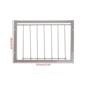 Cunguv Pigeon Trap Doors Pigeon Loft Door Pigeon One Way Entrance Door Iron T Bars Frame Window Bird Cage Door(12 * 10 inch)