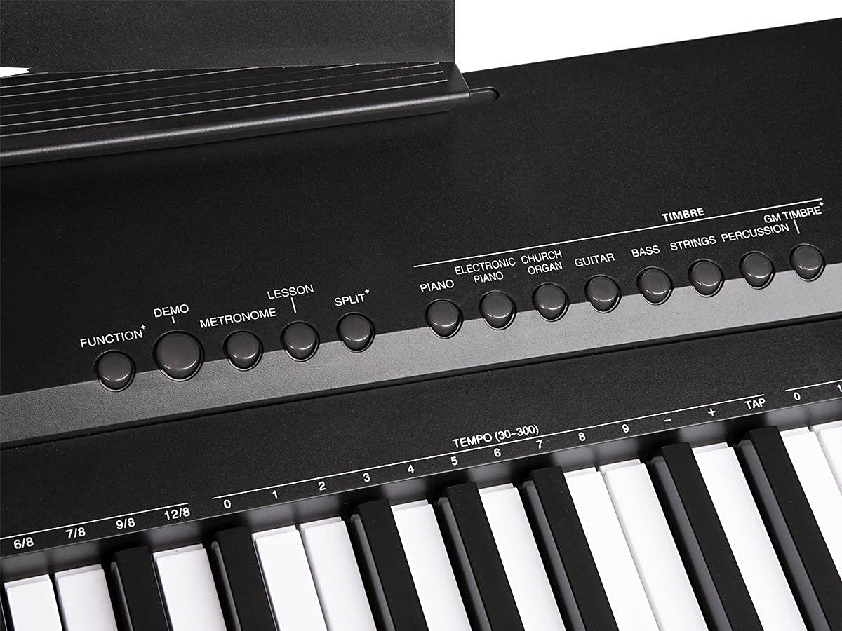 Monoprice with Semi-Weighted Keys Speakers, Multiple Voices and Timbres, Flexible I/O, Built in Metronome, and More (600043)