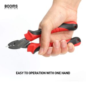 Booms Fishing CP2 Fishing Crimping Tool for Single-Barrel Sleeves, with 300pcs Sleeves