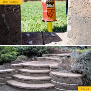 Sika Sikabond - Hardscape Adhesive - Gray - Durable and Flexible Outdoor Adhesive - for Landscape Projects - Exterior use - 10.1 fl oz