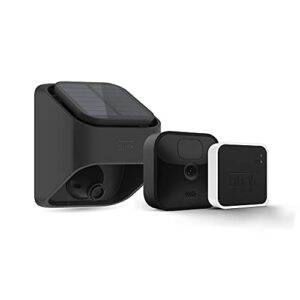 blink outdoor (3rd gen) + solar panel charging mount - wireless, hd smart security camera, solar-powered, motion detection – 1 camera system