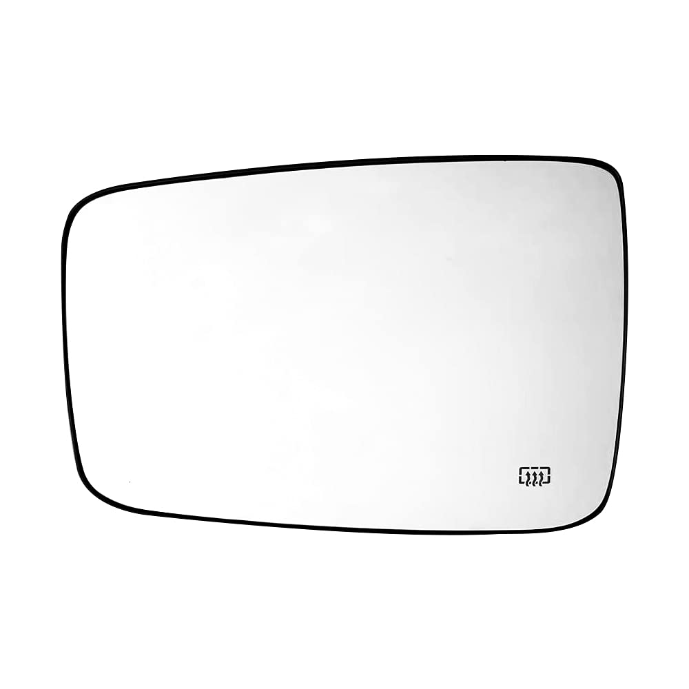 Left Driver Side Heated Mirror Glass Replacement For 2009-2018 Dodge Ram 1500 2500 - Ram 1500 Side Mirror Glass With Rear Holder- Replace 68079362AA 68050298AA