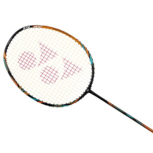 YONEX Astrox 88d Play Graphite Strung Badminton Racket with Full Racket Cover (Camel Gold) | for Intermediate Players | 83 Grams | Maximum String Tension - 28lbs