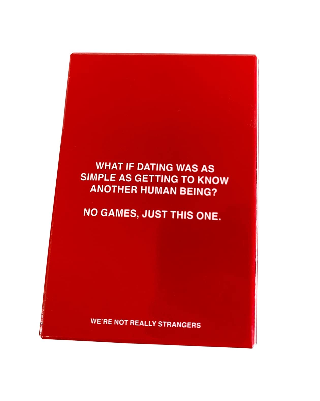 WE'RE NOT REALLY STRANGERS Honest Dating Expansion Pack Card Game – 50 Cards & Wild Cards – Conversation Cards for Couples, Adults, & Teens for Date Nights & Game Nights, Ages 18+, 2 Players