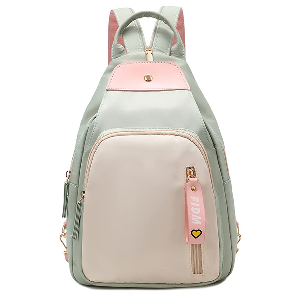 zhongningyifeng Backpack for Women Small, Mini Nylon Travel Backpack Purse, Shoulder Bag Cute Lightweight for Ladies